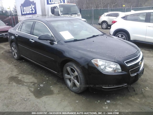1G1ZC5E0XCF183504 - 2012 CHEVROLET MALIBU 1LT 黑色 照片 1