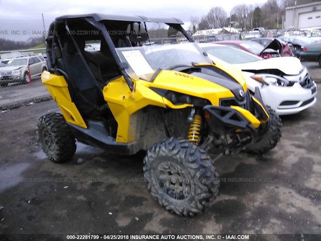 3JBPGAP29FJ000659 - 2015 CAN-AM MAVERICK 1000 R YELLOW photo 1