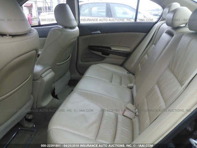 1HGCP36828A055192 - 2008 HONDA ACCORD EXL MAROON photo 8