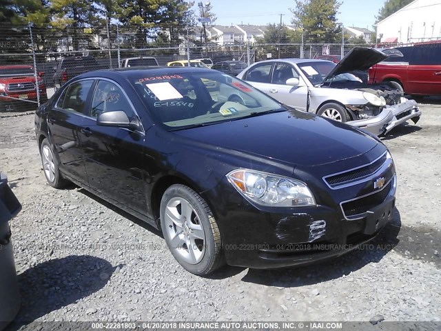 1G1ZB5E10BF338393 - 2011 CHEVROLET MALIBU LS 黑色 照片 1