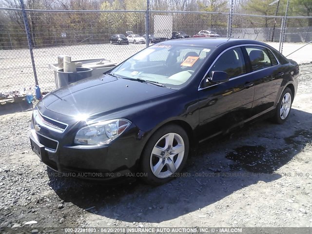 1G1ZB5E10BF338393 - 2011 CHEVROLET MALIBU LS 黑色 照片 2