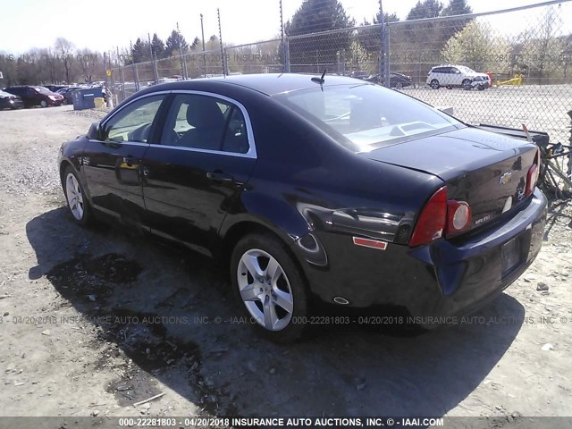 1G1ZB5E10BF338393 - 2011 CHEVROLET MALIBU LS 黑色 照片 3