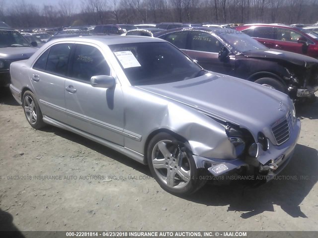 WDBJF70J4YB162376 - 2000 MERCEDES-BENZ E 430 SILVER photo 1