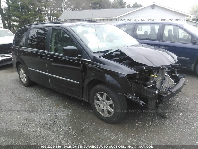 2A4RR5D19AR432410 - 2010 CHRYSLER TOWN & COUNTRY TOURING BLACK photo 1