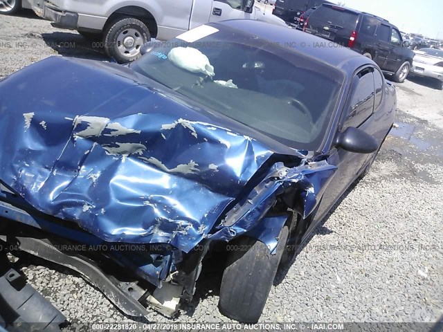 2G1WW12E959247613 - 2005 CHEVROLET MONTE CARLO LS ლურჯი ფოტო 2