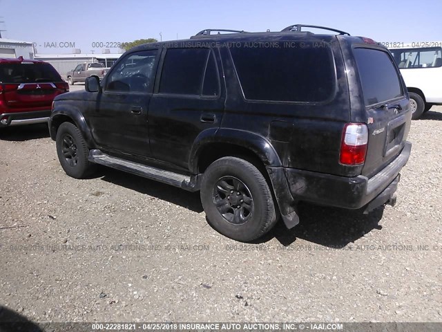 JT3HN86R410356062 - 2001 TOYOTA 4RUNNER SR5 BLACK photo 3