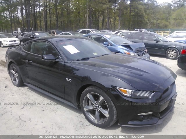 1FA6P8CF6G5283513 - 2016 FORD MUSTANG GT BLACK photo 1