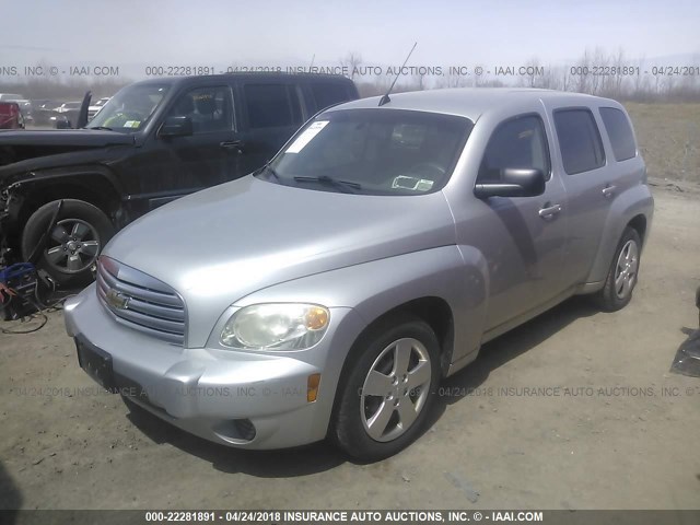 3GNBAADB3AS510674 - 2010 CHEVROLET HHR LS SILVER photo 2