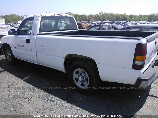 1GCEC14WXYE264052 - 2000 CHEVROLET SILVERADO C1500 WHITE photo 6