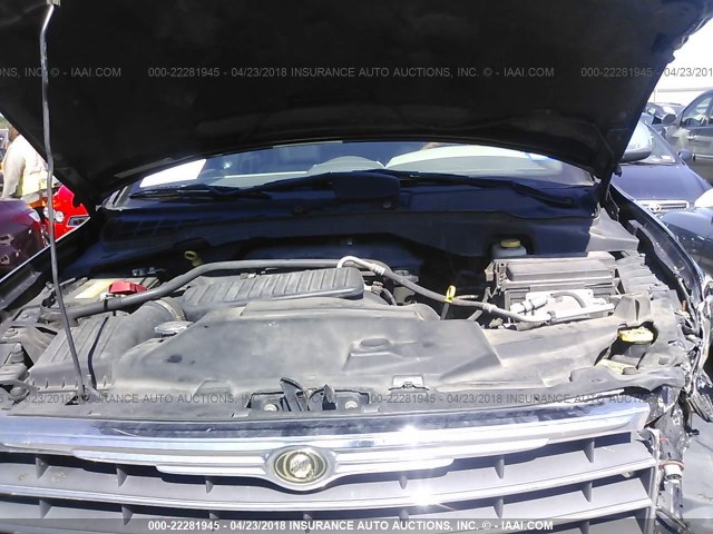 1A8HX58288F124780 - 2008 CHRYSLER ASPEN LIMITED BLACK photo 10