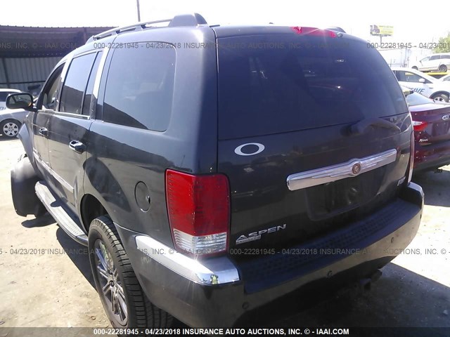1A8HX58288F124780 - 2008 CHRYSLER ASPEN LIMITED BLACK photo 3