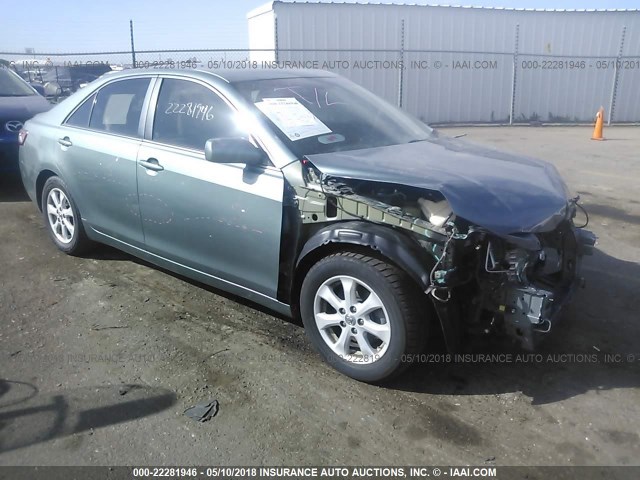 4T1BF3EK9AU552766 - 2010 TOYOTA CAMRY SE/LE/XLE TEAL photo 1