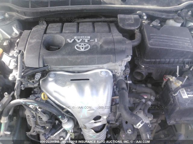 4T1BF3EK9AU552766 - 2010 TOYOTA CAMRY SE/LE/XLE TEAL photo 10