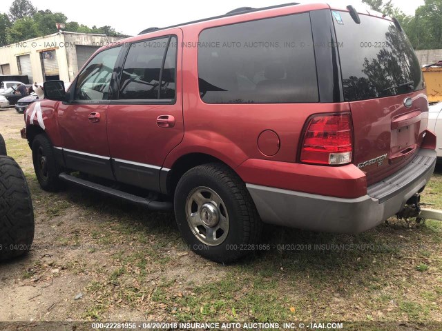 1FMPU16L63LB77936 - 2003 FORD EXPEDITION XLT 红色 照片 3