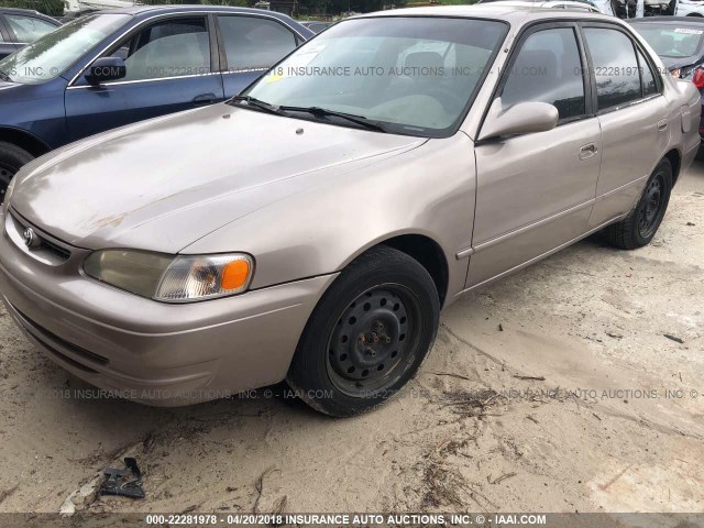 1NXBR12E7YZ359309 - 2000 TOYOTA COROLLA VE/CE/LE 香槟色 照片 2