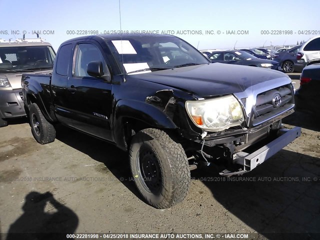 5TEUU42N45Z132160 - 2005 TOYOTA TACOMA ACCESS CAB Қара фото 1