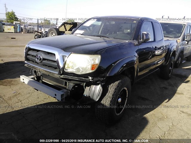 5TEUU42N45Z132160 - 2005 TOYOTA TACOMA ACCESS CAB Қара фото 2