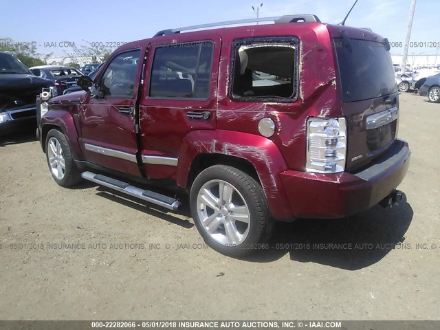 1C4PJLFK7CW134222 - 2012 JEEP LIBERTY JET RED photo 3