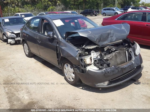 KMHDU46D49U664441 - 2009 HYUNDAI ELANTRA GLS/SE GRAY photo 1