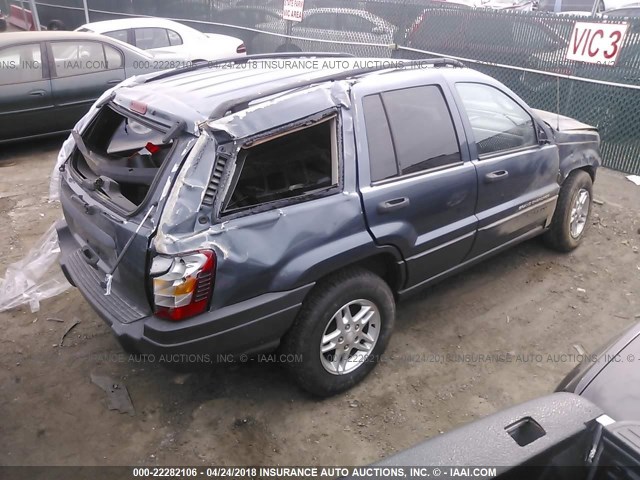 1J4GW48SX4C267509 - 2004 JEEP GRAND CHEROKEE LAREDO/COLUMBIA/FREEDOM 蓝色 照片 4