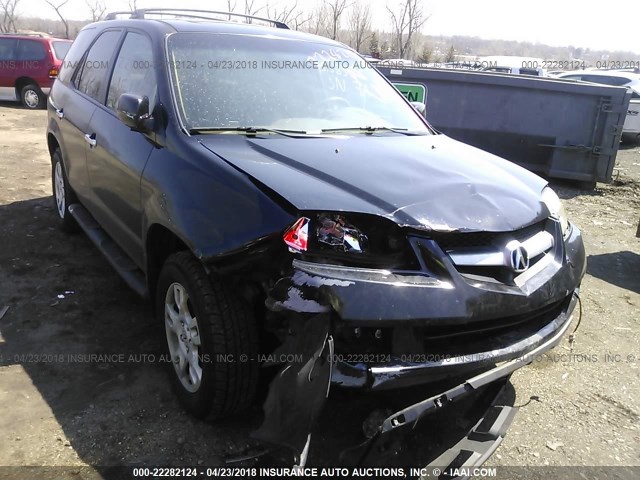 2HNYD18614H504039 - 2004 ACURA MDX TOURING BLACK photo 1