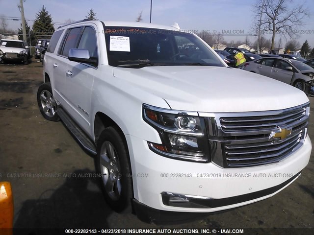 1GNSKJKC4HR209501 - 2017 CHEVROLET SUBURBAN K1500 PREMIER WHITE photo 1