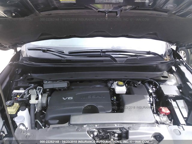 5N1DR2MN4JC629815 - 2018 NISSAN PATHFINDER S/SV/SL/PLATINUM 灰色 照片 10