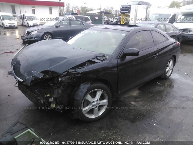 4T1CA38P64U032233 - 2004 TOYOTA CAMRY SOLARA SE/SLE BLACK photo 2