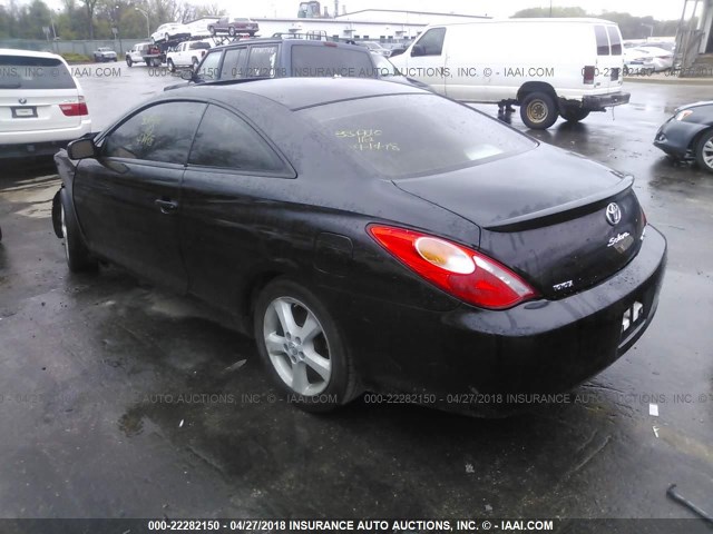 4T1CA38P64U032233 - 2004 TOYOTA CAMRY SOLARA SE/SLE BLACK photo 3