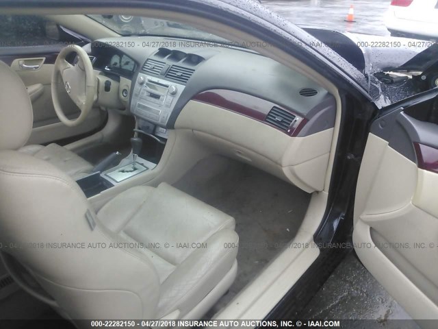 4T1CA38P64U032233 - 2004 TOYOTA CAMRY SOLARA SE/SLE შავი ფოტო 5