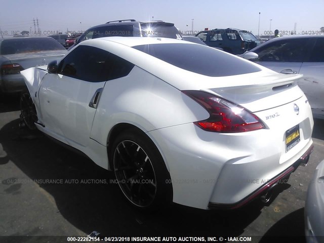 JN1AZ4EH4JM572010 - 2018 NISSAN 370Z TOURING/SPORT/NISMO WHITE photo 3