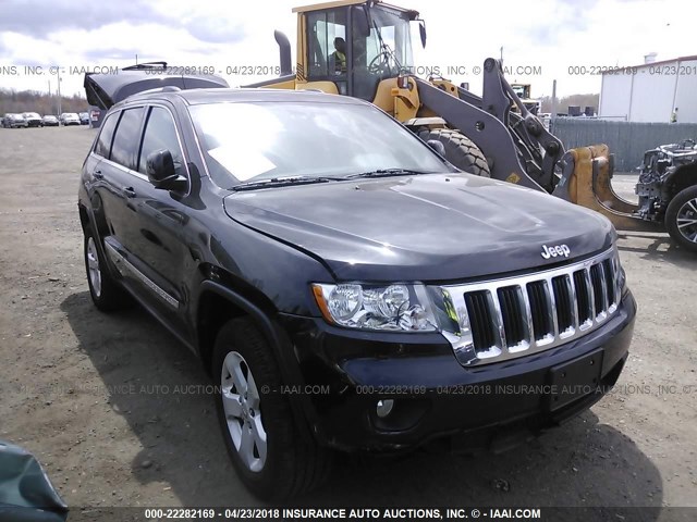 1C4RJFAG3DC615360 - 2013 JEEP GRAND CHEROKEE LAREDO BLACK photo 1