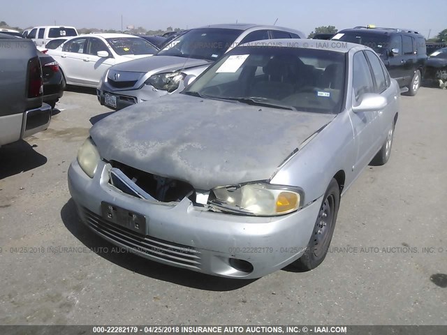 3N1CB51D13L816697 - 2003 NISSAN SENTRA XE/GXE GRAY photo 2