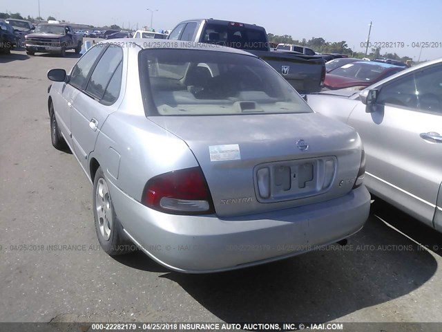 3N1CB51D13L816697 - 2003 NISSAN SENTRA XE/GXE GRAY photo 3