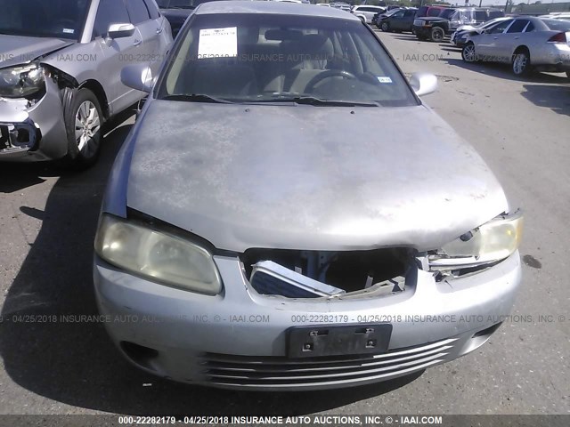 3N1CB51D13L816697 - 2003 NISSAN SENTRA XE/GXE GRAY photo 6