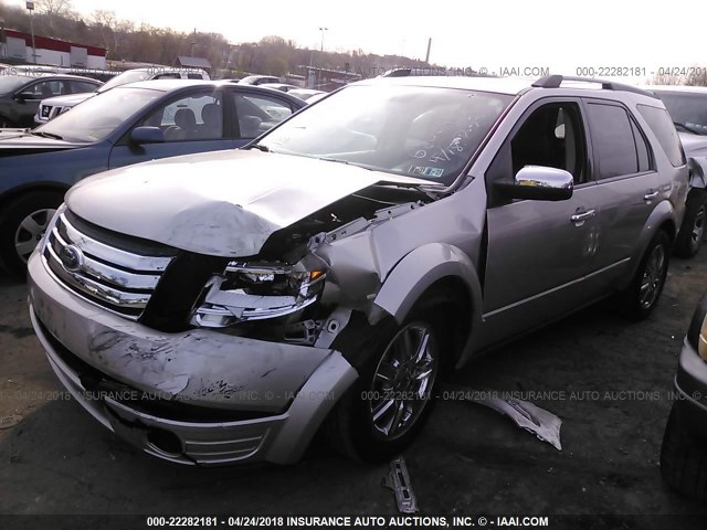 1FMDK06W58GA35641 - 2008 FORD TAURUS X LIMITED SILVER photo 2