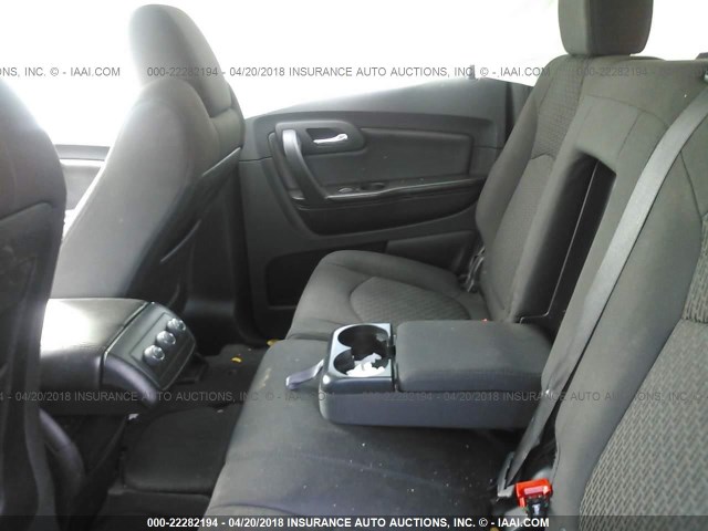 1GNKVGED7BJ333573 - 2011 CHEVROLET TRAVERSE LT GRAY photo 8