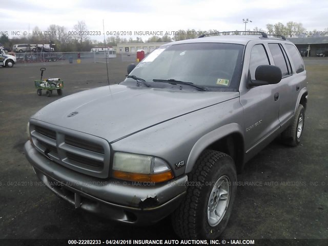 1B4HS28N6YF139421 - 2000 DODGE DURANGO TAN photo 2