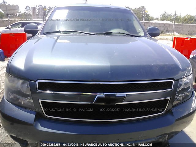 1GNFC13038R114432 - 2008 CHEVROLET TAHOE C1500 BLUE photo 6