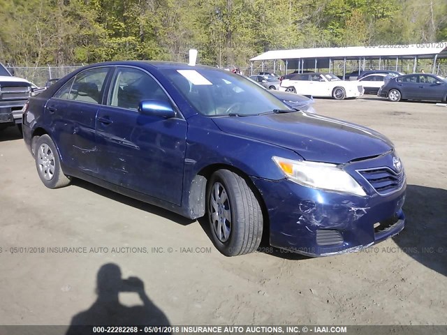 4T1BF3EK8AU550992 - 2010 TOYOTA CAMRY SE/LE/XLE BLUE photo 1