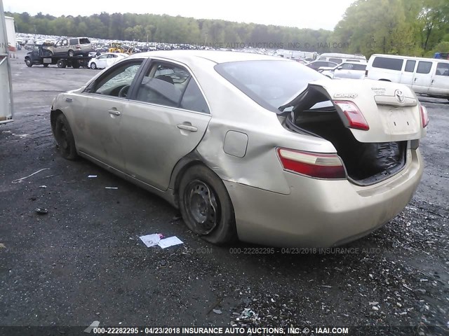 4T1BE46K18U259803 - 2008 TOYOTA CAMRY CE/LE/XLE/SE TAN photo 3