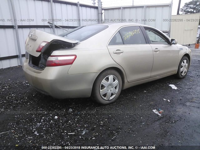 4T1BE46K18U259803 - 2008 TOYOTA CAMRY CE/LE/XLE/SE TAN photo 4