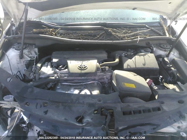 4T1BF1FK1FU003119 - 2015 TOYOTA CAMRY LE/XLE/SE/XSE WHITE photo 10