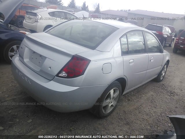 1G8AK55F07Z174904 - 2007 SATURN ION LEVEL 3 SILVER photo 4