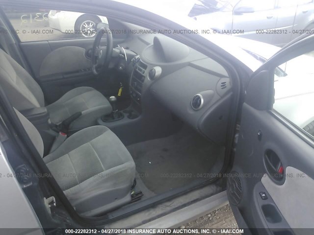 1G8AK55F07Z174904 - 2007 SATURN ION LEVEL 3 SILVER photo 5
