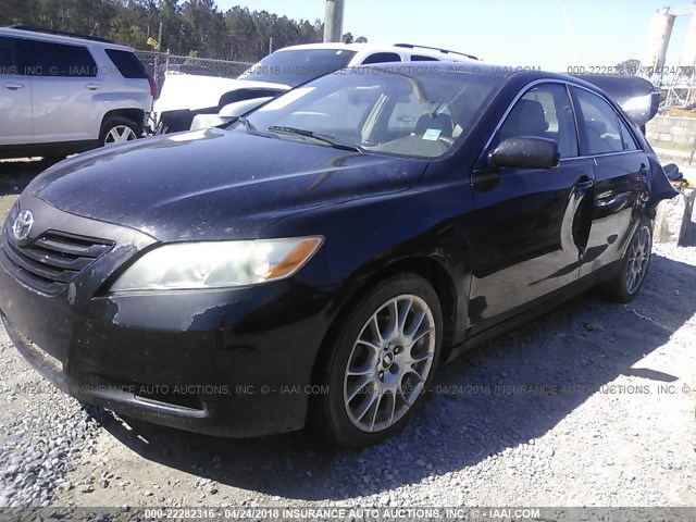 4T1BE46K09U408591 - 2009 TOYOTA CAMRY SE/LE/XLE BLACK photo 2