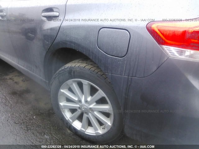 4T3ZA3BB5AU030886 - 2010 TOYOTA VENZA GRAY photo 6