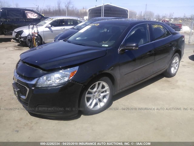 1G11C5SL6FF296270 - 2015 CHEVROLET MALIBU 1LT GRAY photo 2