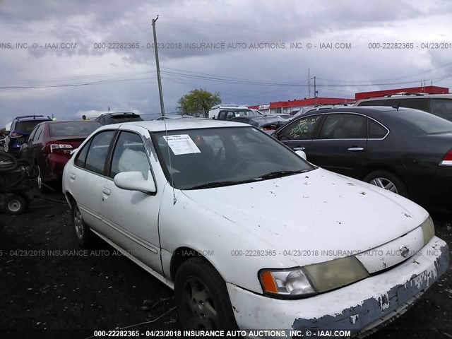 1N4AB41D9XC709483 - 1999 NISSAN SENTRA XE/GXE WHITE photo 1