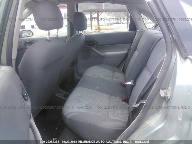 1FAFP34N55W224131 - 2005 FORD FOCUS ZX4 მწვანე ფოტო 8